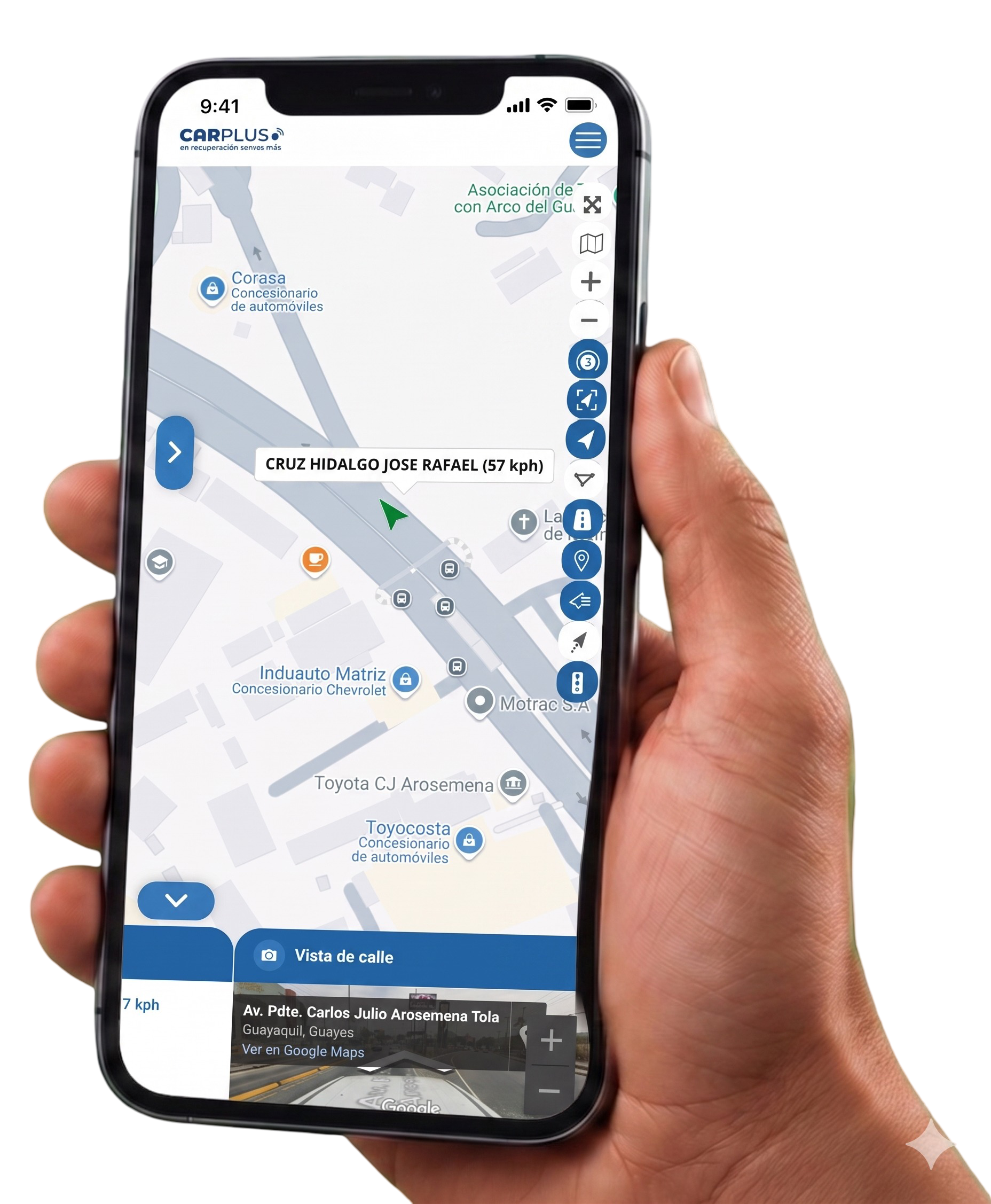 Aplicación móvil de rastreo GPS